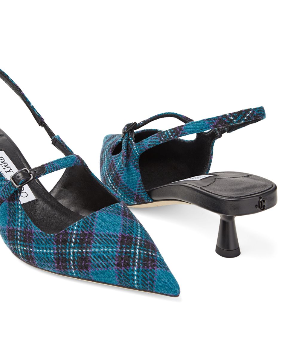 Jimmy Choo Jimmy Choo Didi 45 Tartan Slingback Pumps