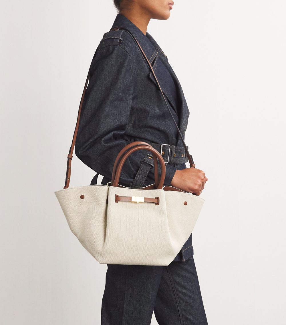 Demellier Demellier Midi Canvas New York Tote Bag