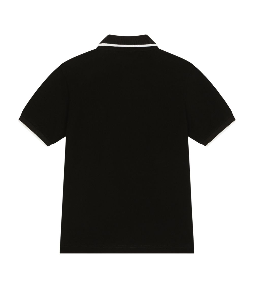 Dolce & Gabbana Dolce & Gabbana Kids Cotton Logo Polo Shirt (8-14 Years)