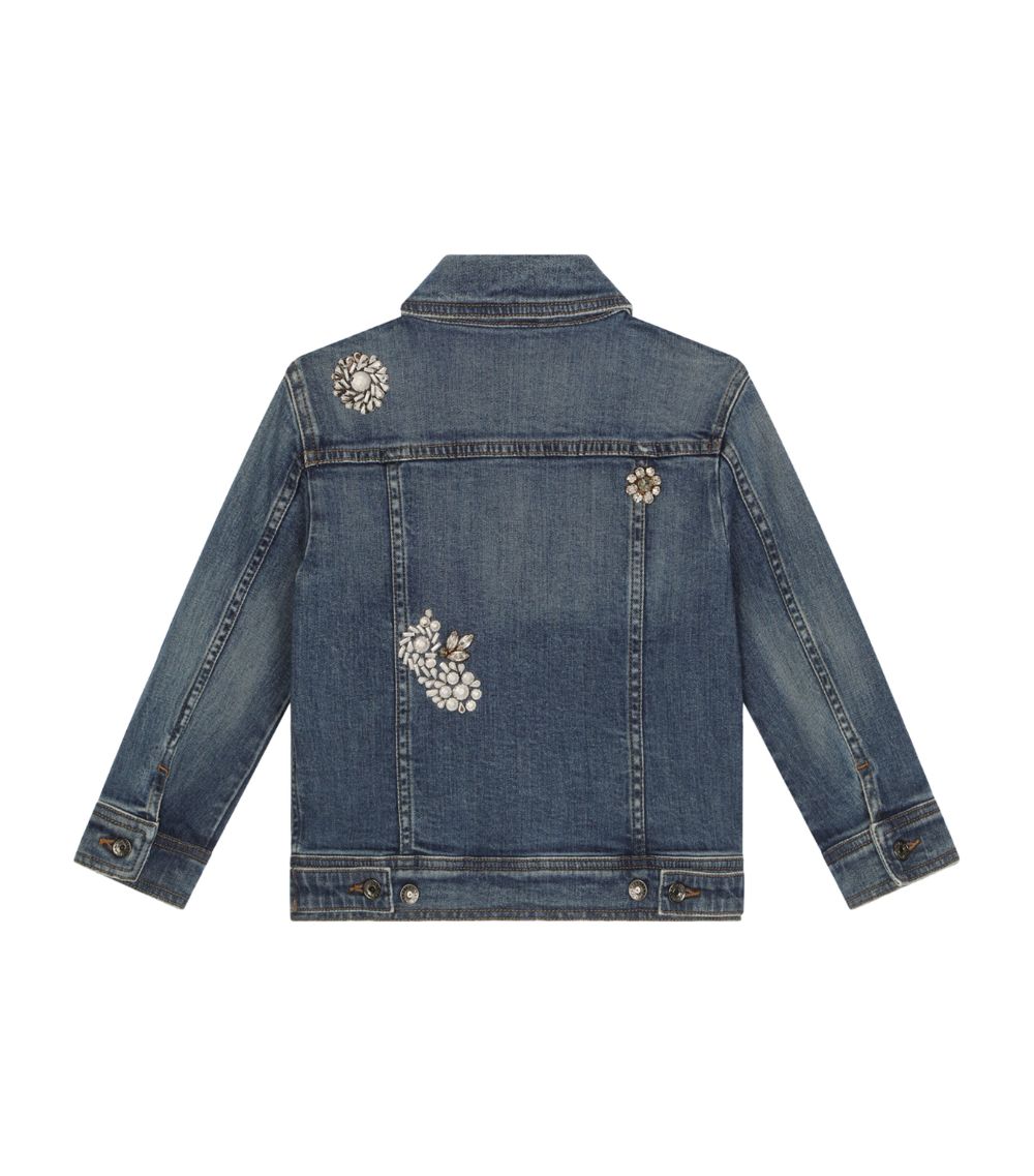 Dolce & Gabbana Dolce & Gabbana Kids Embellished Denim Jacket (8-12 Years)