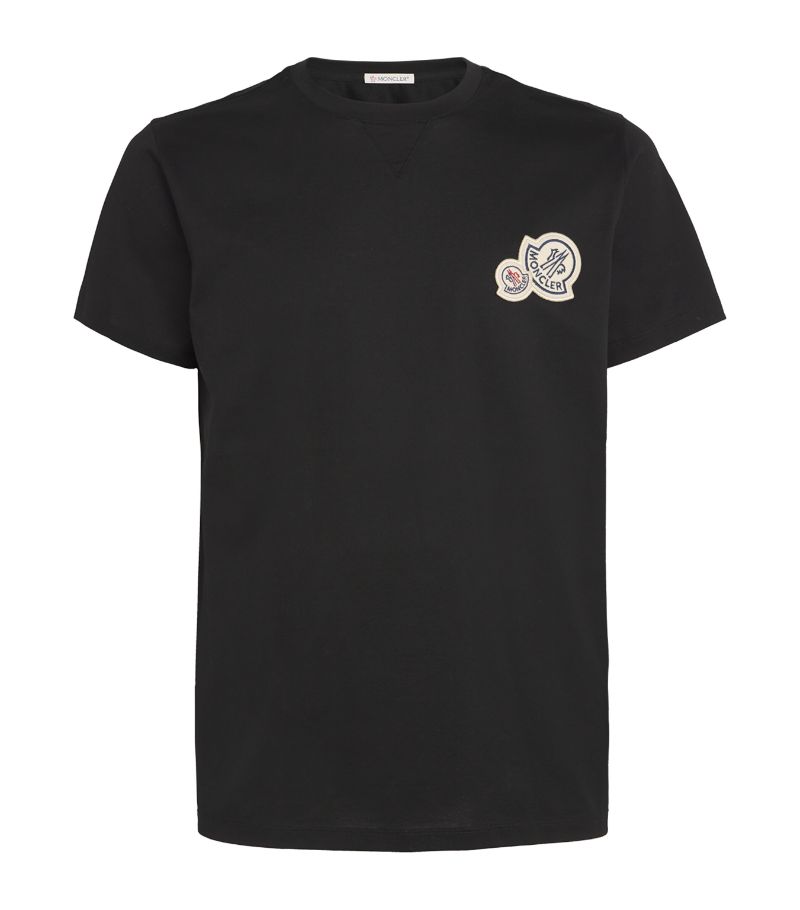 Moncler Moncler Cotton Logo-Patch T-Shirt