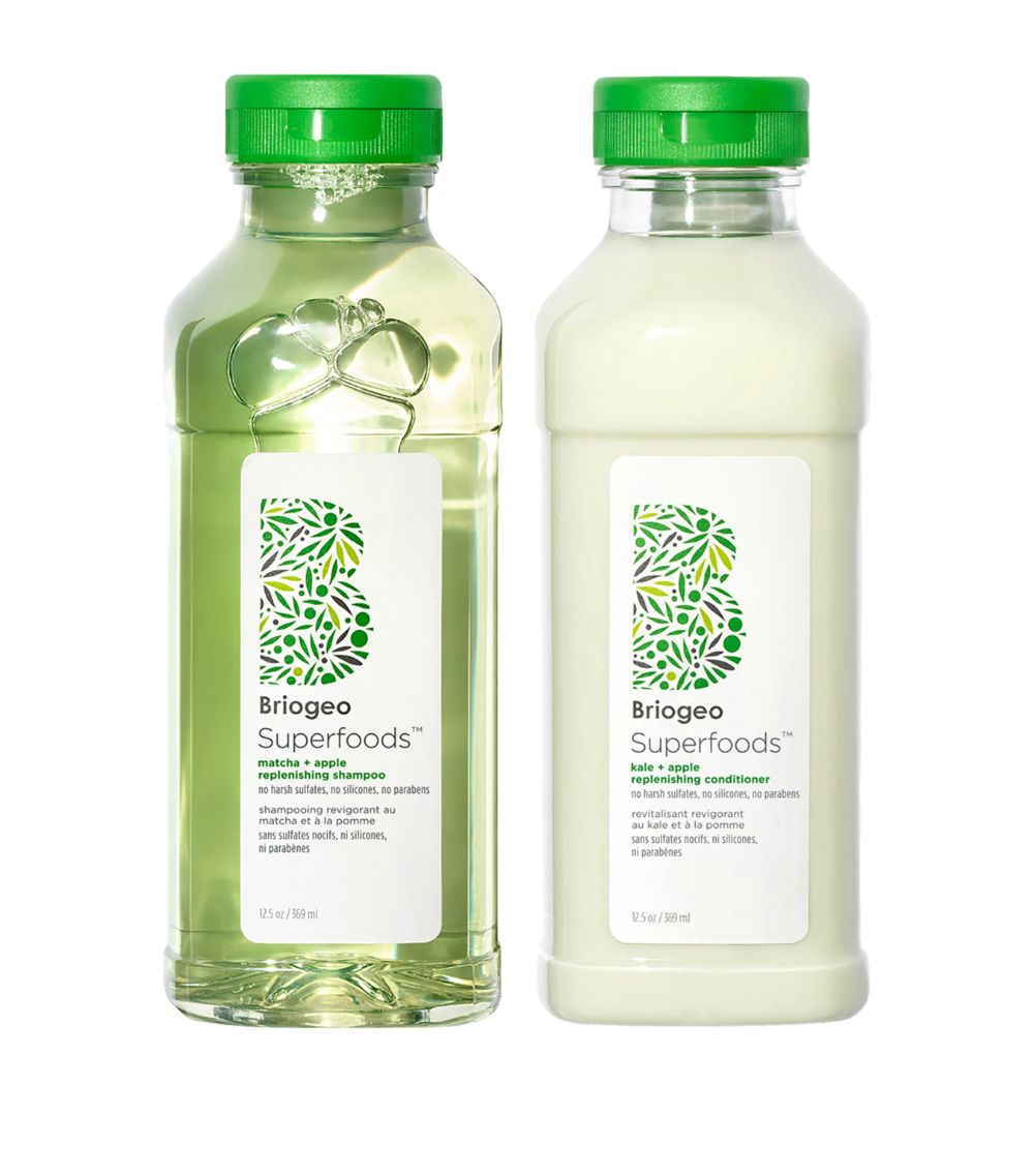 Briogeo Briogeo Superfoods Apple, Matcha + Kale Replenishing Shampoo + Conditioner Duo (2 X 369Ml)