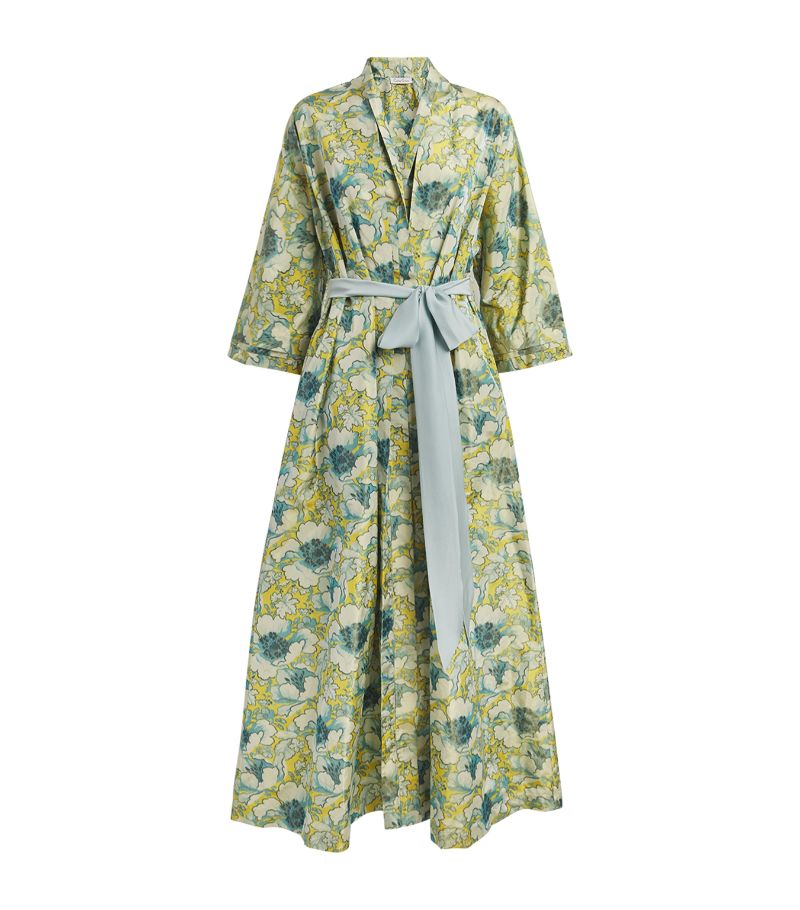 Carine Gilson Carine Gilson Silk Printed Long Robe