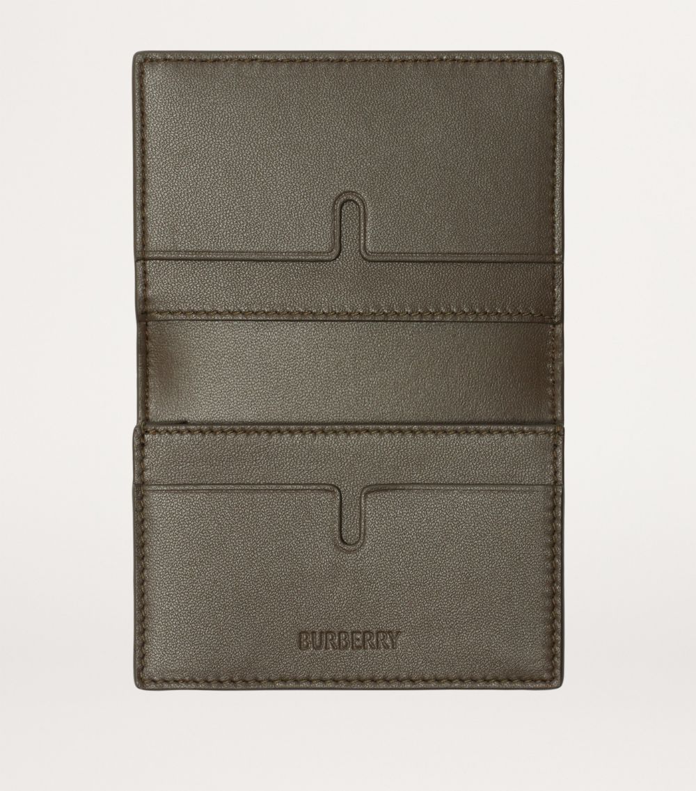 Burberry Burberry Check Folding Card Holder