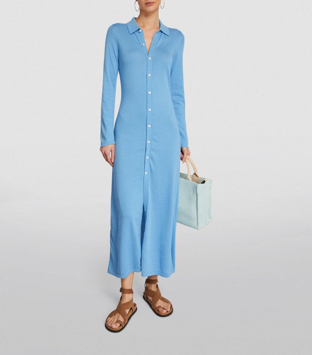  Guest In Residence Cotton-Silk Maxi Dress