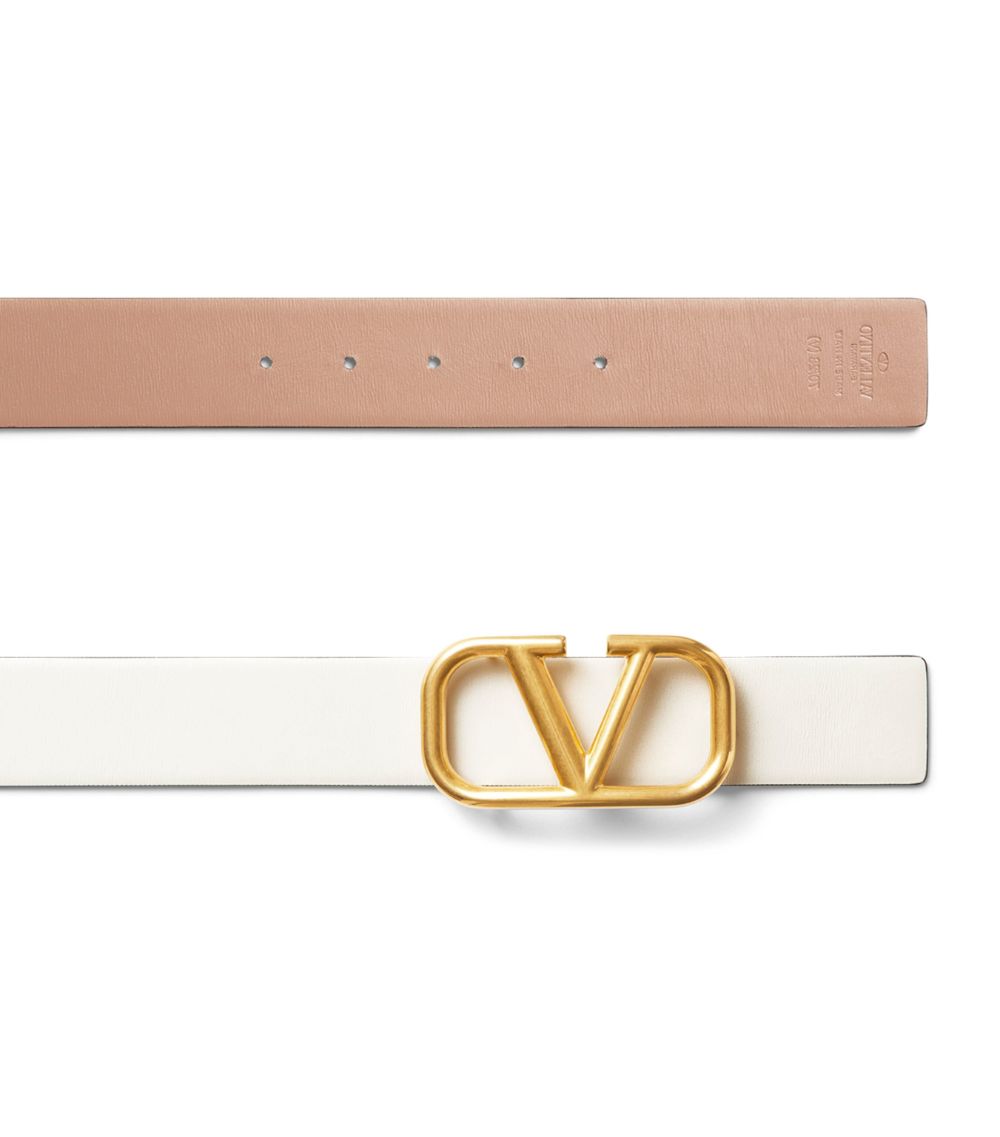 VALENTINO GARAVANI Valentino Garavani Leather Vlogo Belt