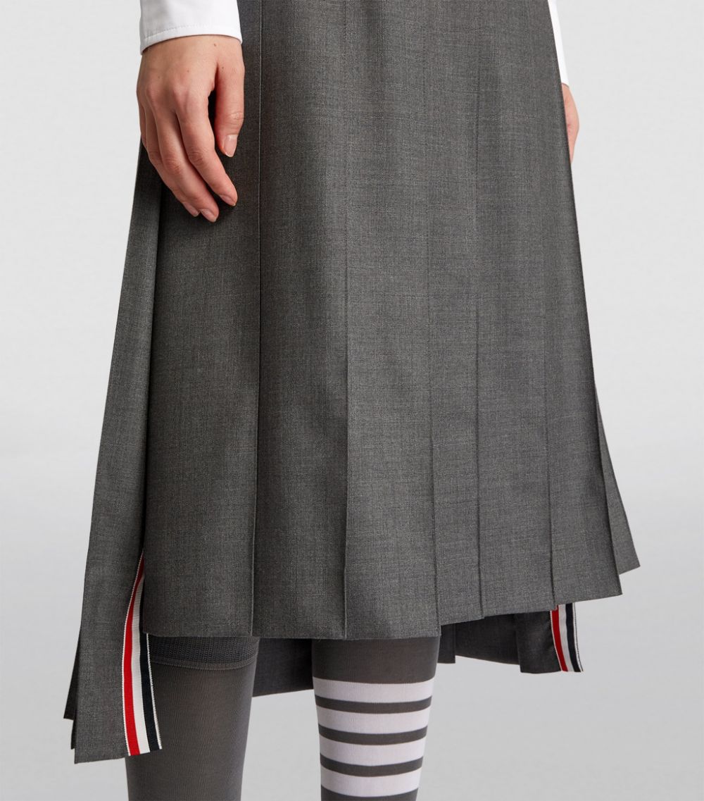 Thom Browne Thom Browne Pleated Midi Skirt