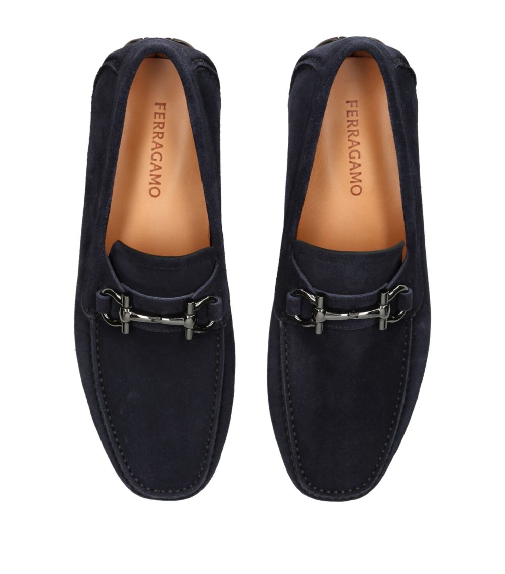 Ferragamo Ferragamo Suede Paragi Driving Shoes