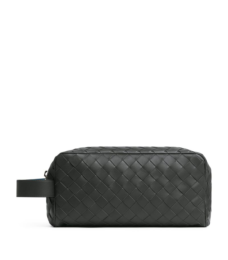 Bottega Veneta Bottega Veneta Leather Intrecciato Wash Bag