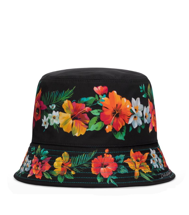 Dolce & Gabbana Dolce & Gabbana Floral Fisherman Hat