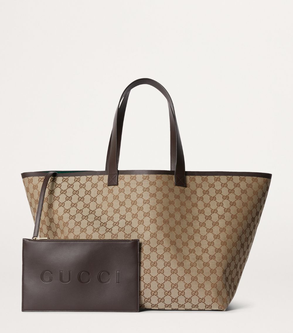 Gucci Gucci Large Gg Canvas Tote Bag