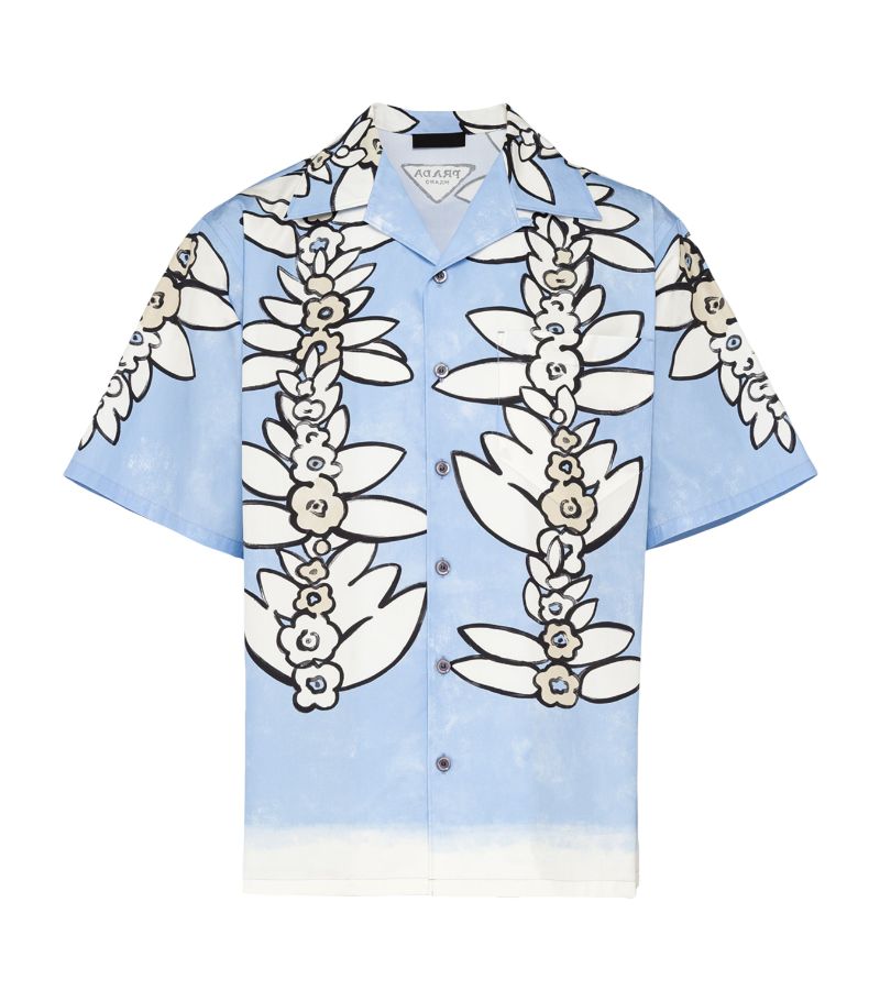 Prada Prada Water Lily Print Bowling Shirt