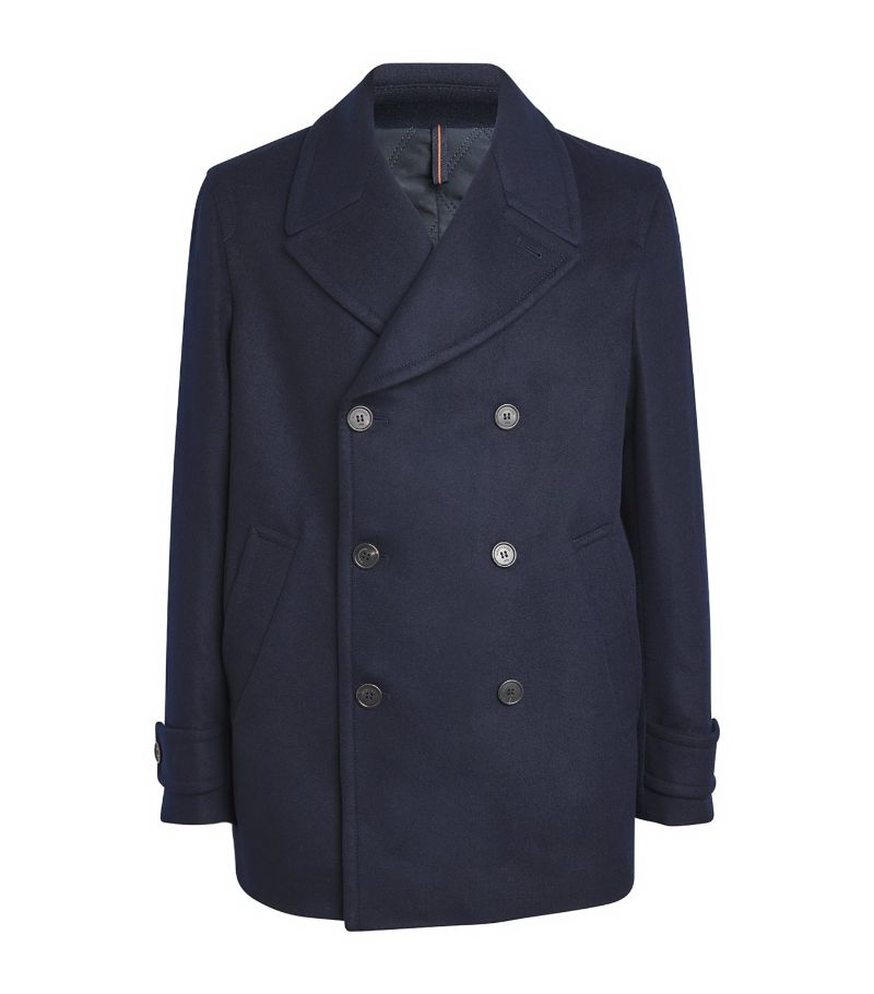 Slowear Slowear Padded Double-Breasted Peacoat