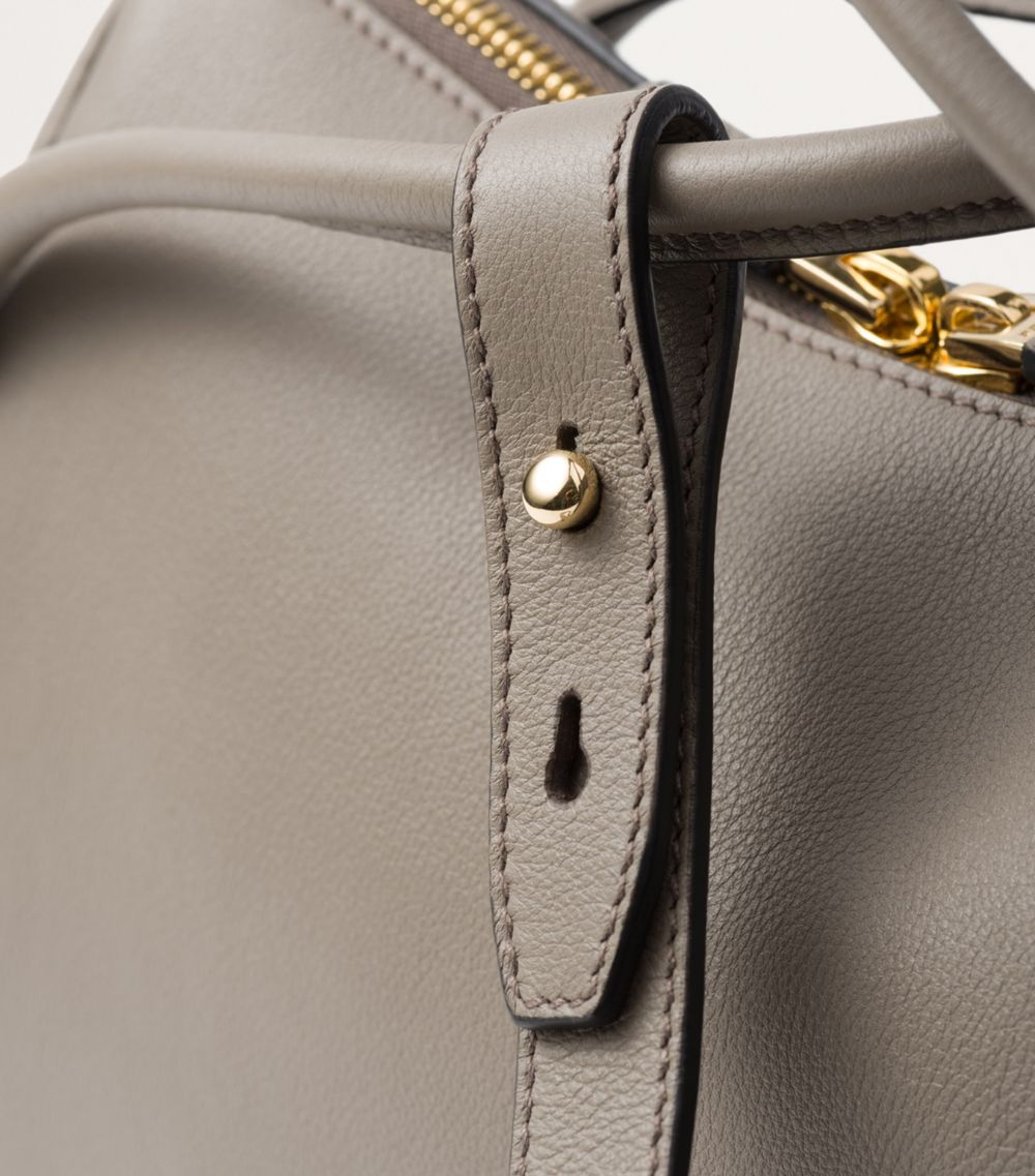 Prada Prada Leather Triangle Top-Handle Bag