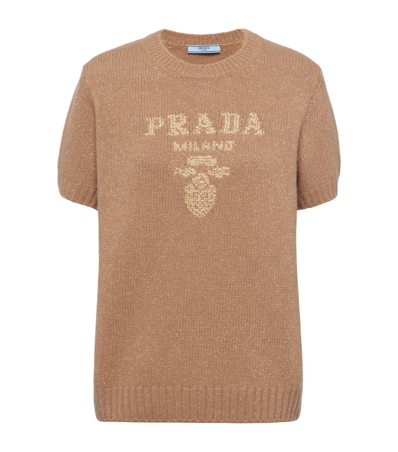 Prada Prada Wool-Blend Logo Sweater