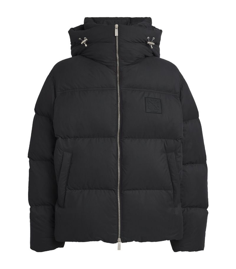 OFF-WHITE Off-White Down Arrow-Patch Puffer Jacket