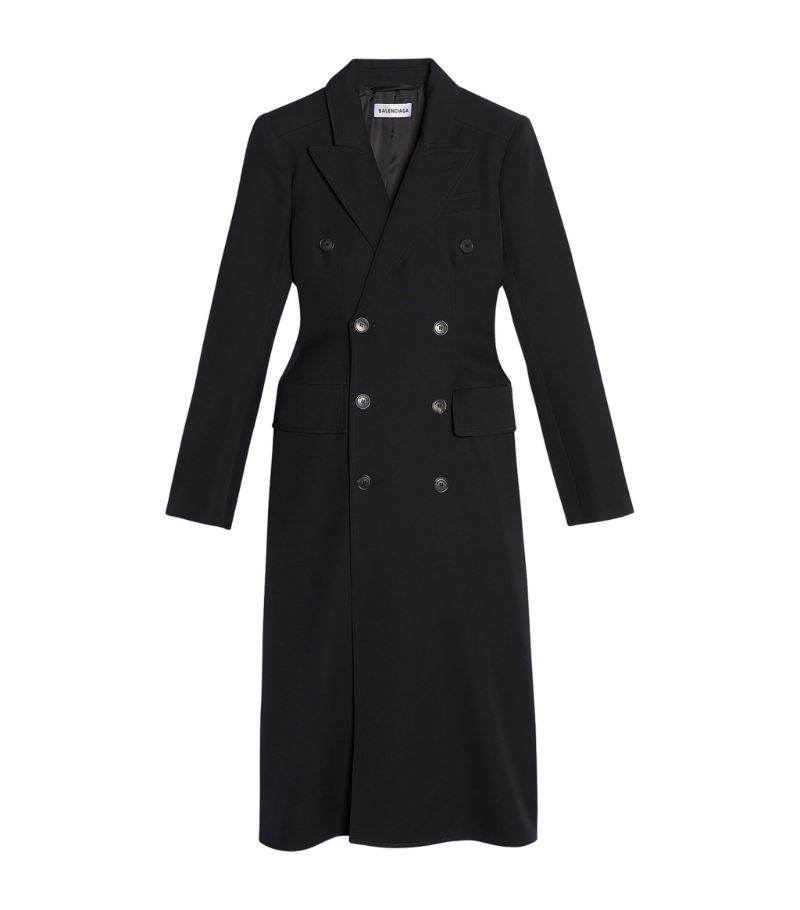 Balenciaga Balenciaga Hourglass Double-Breasted Overcoat