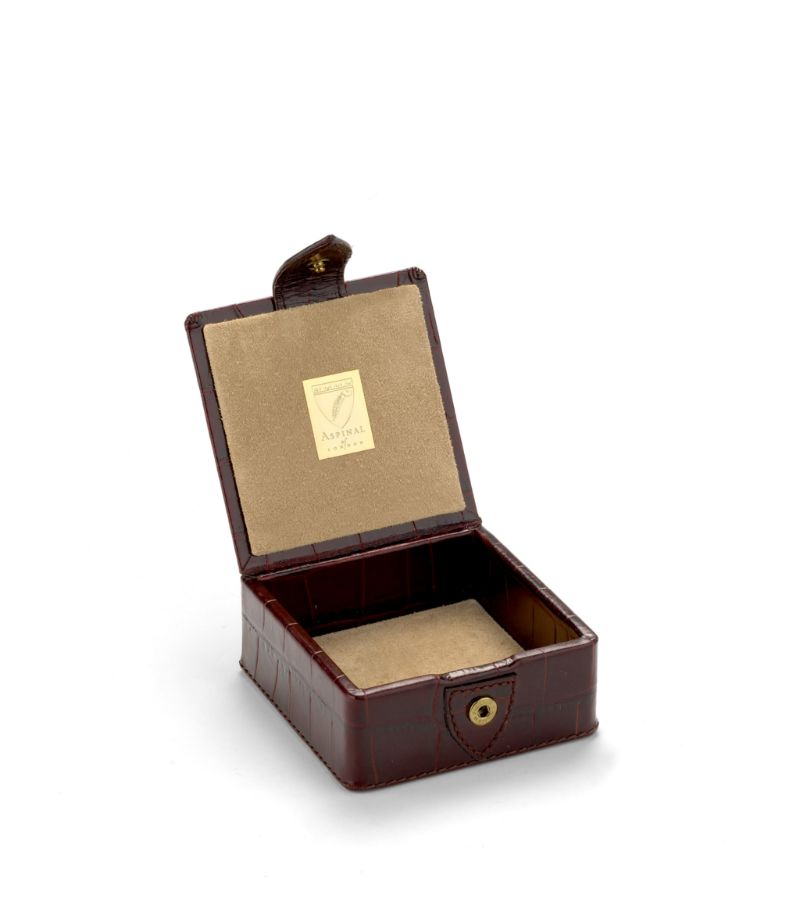  Aspinal Of London Small Leather Stud Box