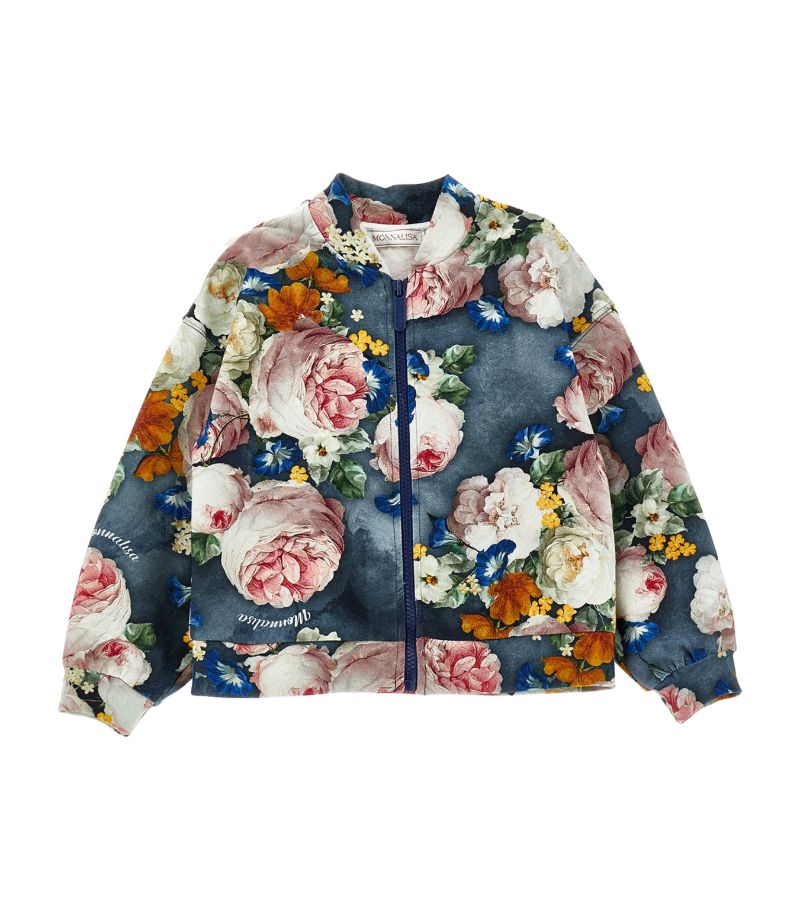 Monnalisa Monnalisa Rose Print Bomber Jacket (2-16 Years)