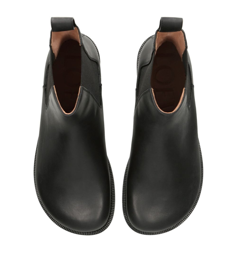 Loewe Loewe Leather Campo Chelsea Boots