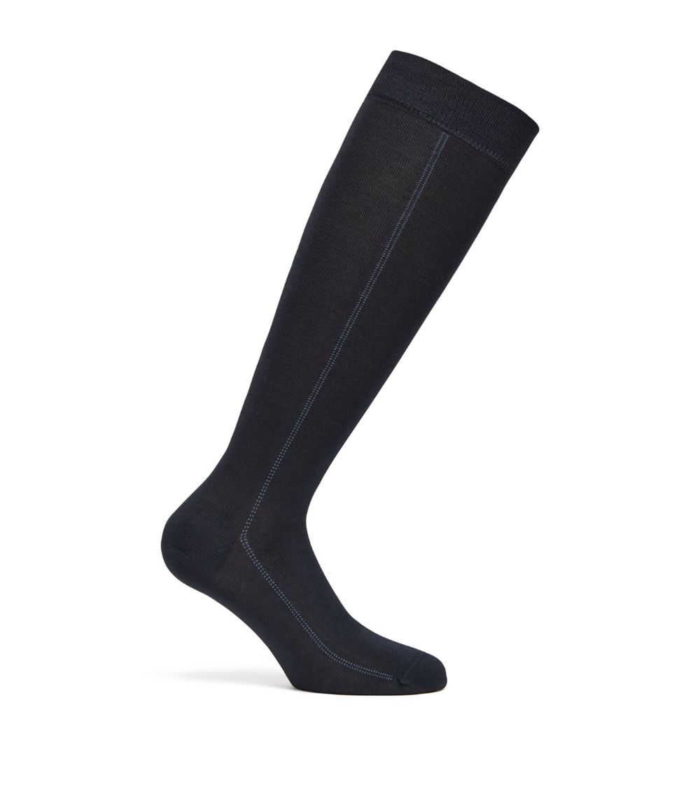 zegna Zegna Cotton-Blend Socks