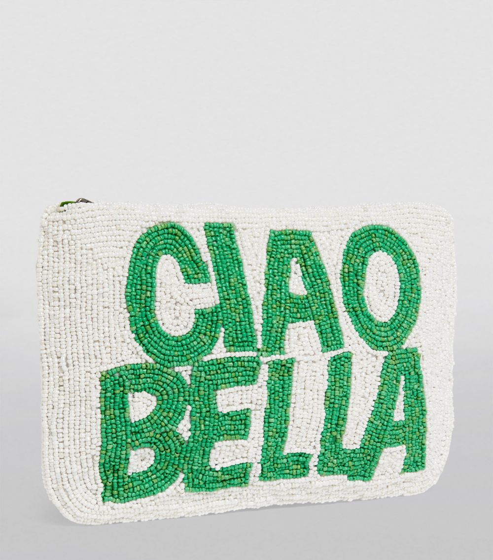 The Jacksons The Jacksons Bead-Embellished Ciao Bella Clutch Bag