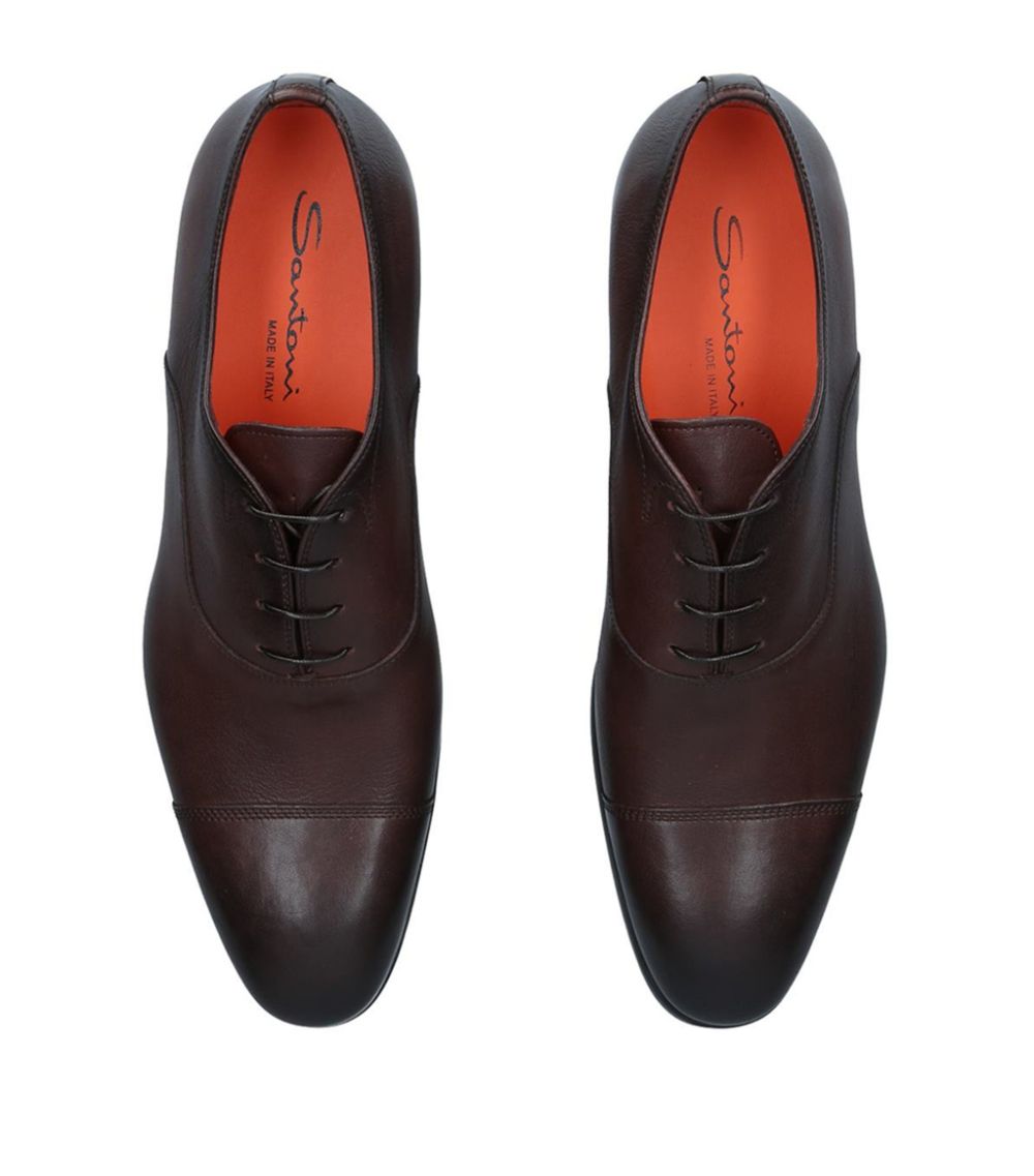 Santoni Santoni Leather New Simon Oxford Shoes