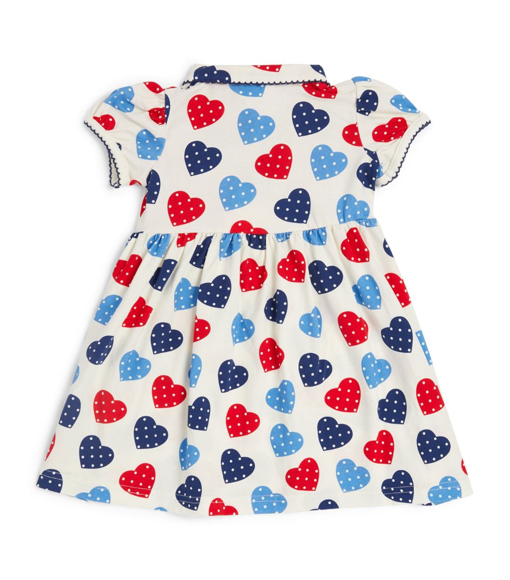 Rachel Riley Rachel Riley Heart Print Dress (12 Months)