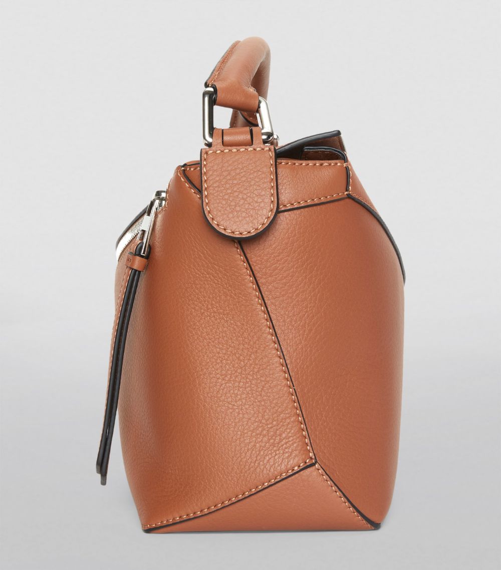 Loewe Loewe Small Leather Puzzle Edge Top-Handle Bag