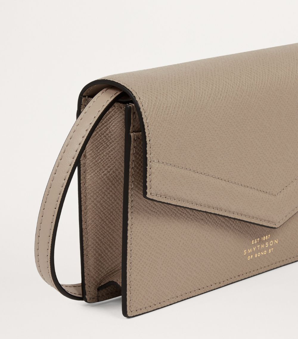 Smythson Smythson Panama Leather Envelope Cross-Body Bag