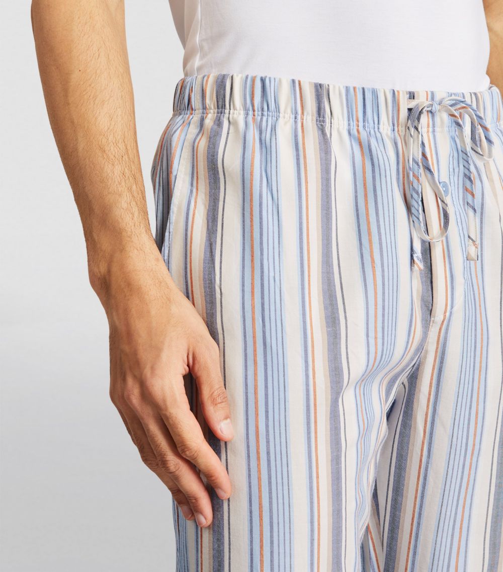 Hanro Hanro Cotton Striped Pyjama Trousers
