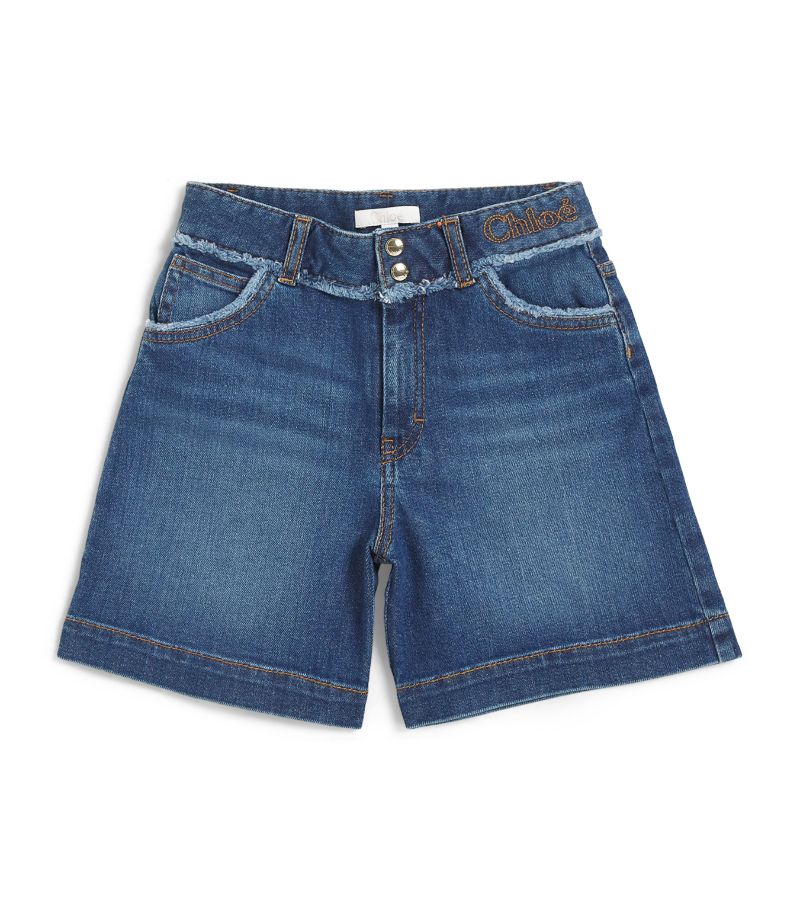 Chloé Kids Chloé Kids Denim Shorts (4-14 Years)