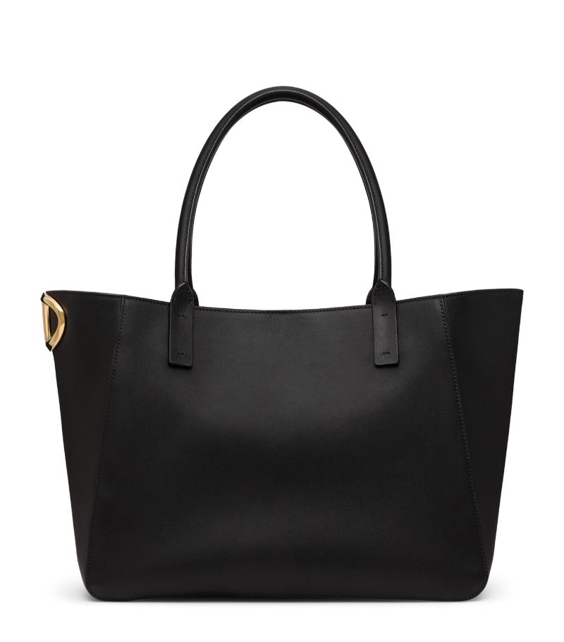 VALENTINO GARAVANI Valentino Garavani Small Calf Leather Vlogo Tote Bag