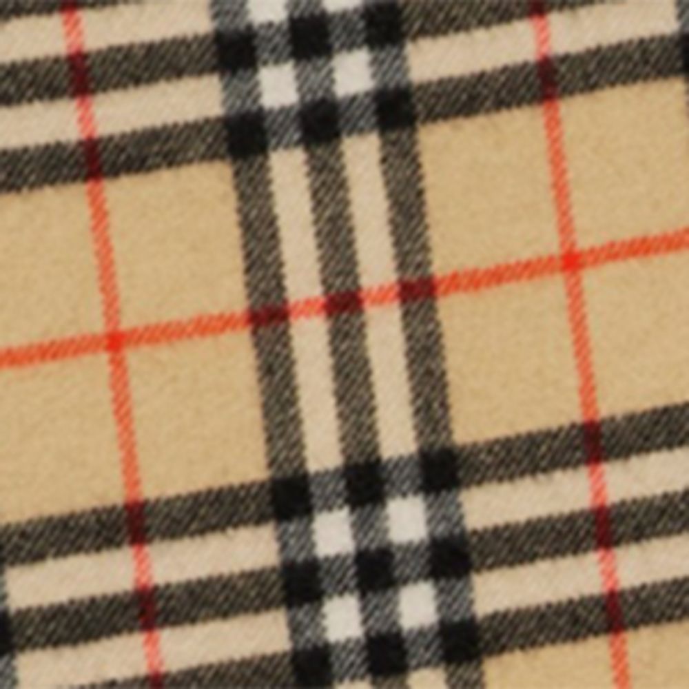 Burberry Burberry Cashmere Check Hooded Scarf