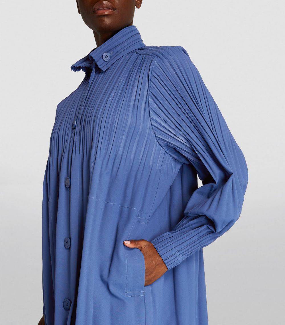 Pleats Please Issey Miyake Pleats Please Issey Miyake Smooth Single-Breasted Coat