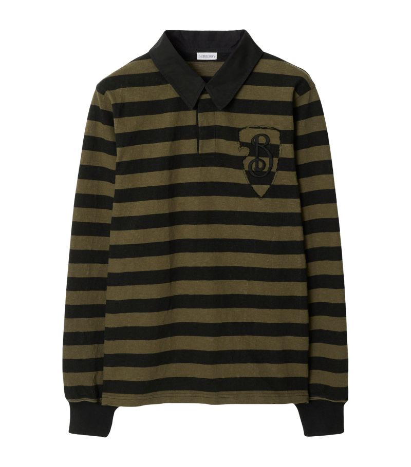 Burberry Burberry Striped B Shield Rugby Shirt