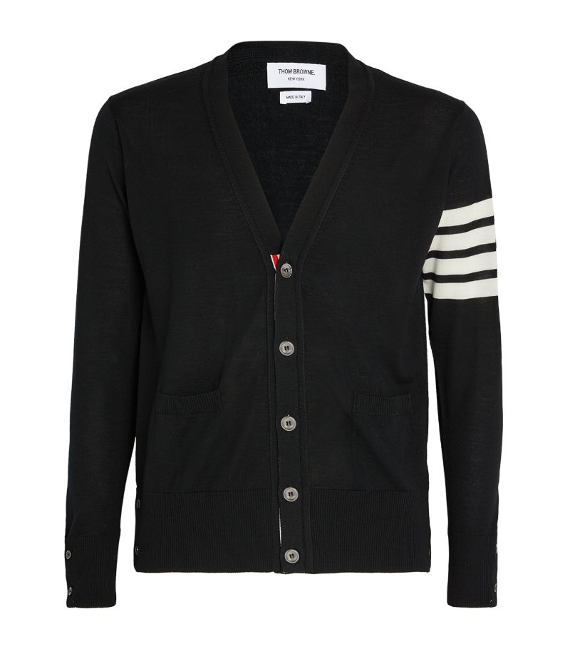 Thom Browne Thom Browne Merino Wool 4-Bar Cardigan