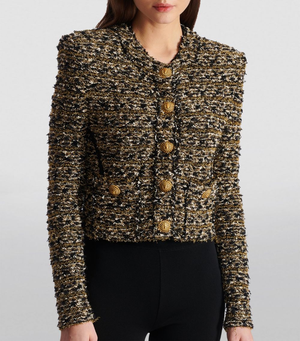 Balmain Balmain Tweed Cropped Jacket