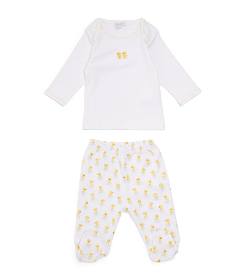 Kissy Kissy Kissy Kissy Duck Top And Footed Trousers Set (0-6 Months)