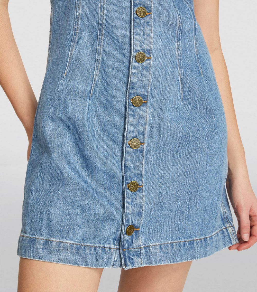 Frame Frame Denim Sleeveless Trucker Dress