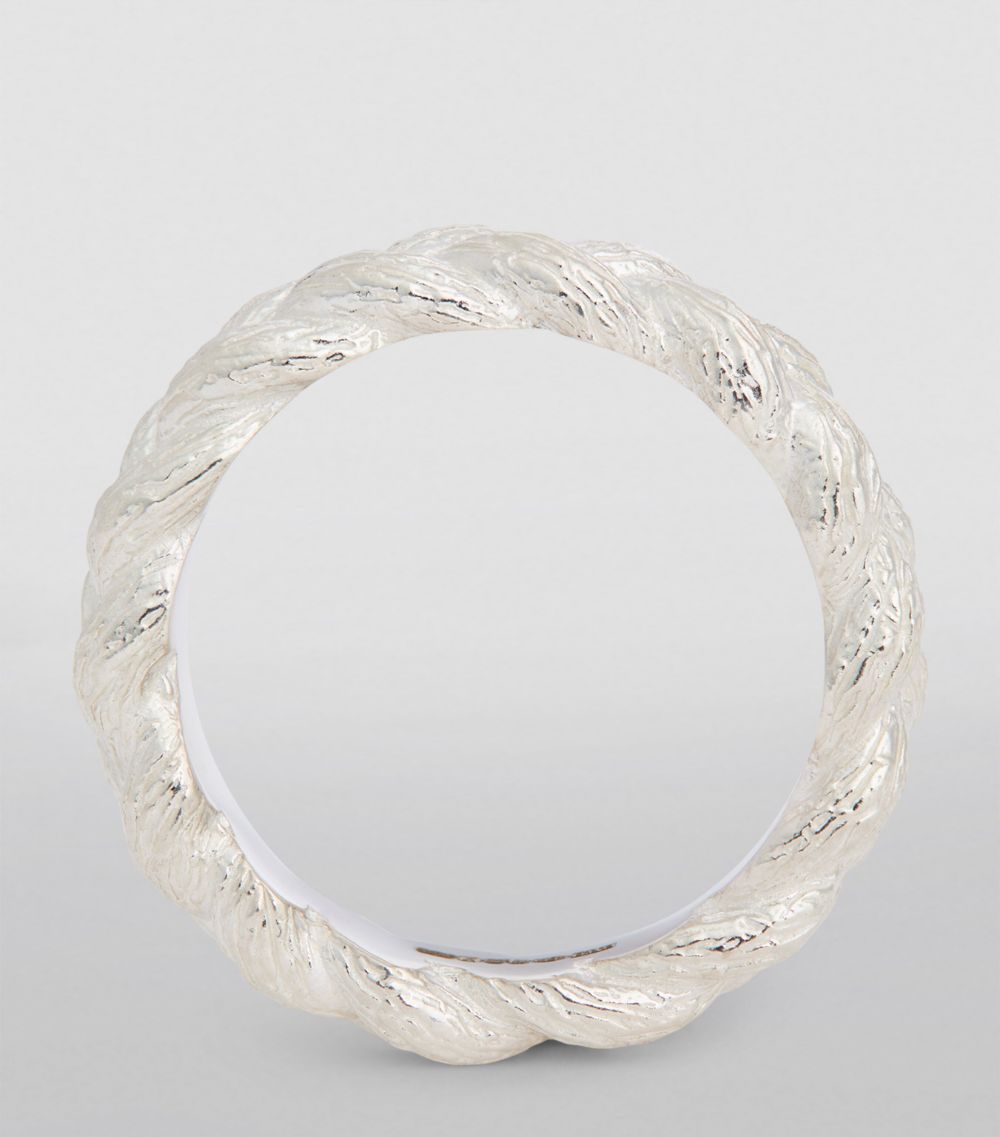 Bleue Burnham Bleue Burnham Recycled Silver Nature Is A Gift Ring