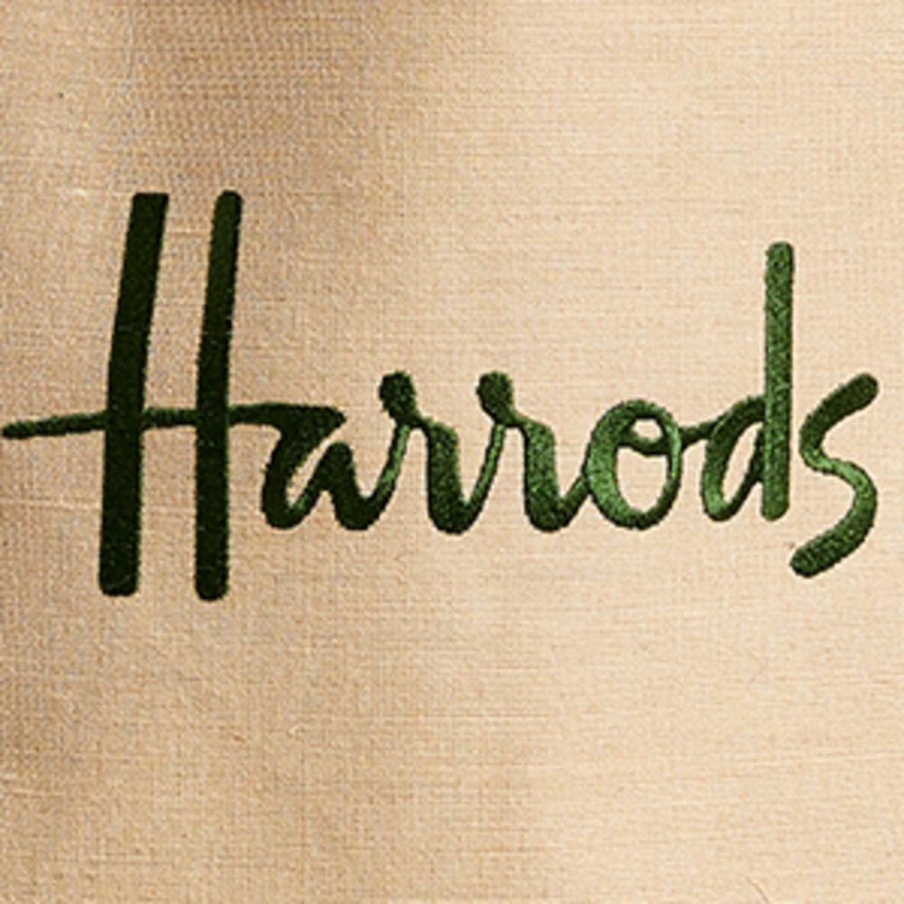 Harrods Harrods Harrods Food Halls Jute Bags (Set Of 2)