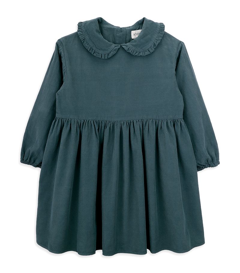  Knot Corduroy Long-Sleeve Dress (3-8 Years)