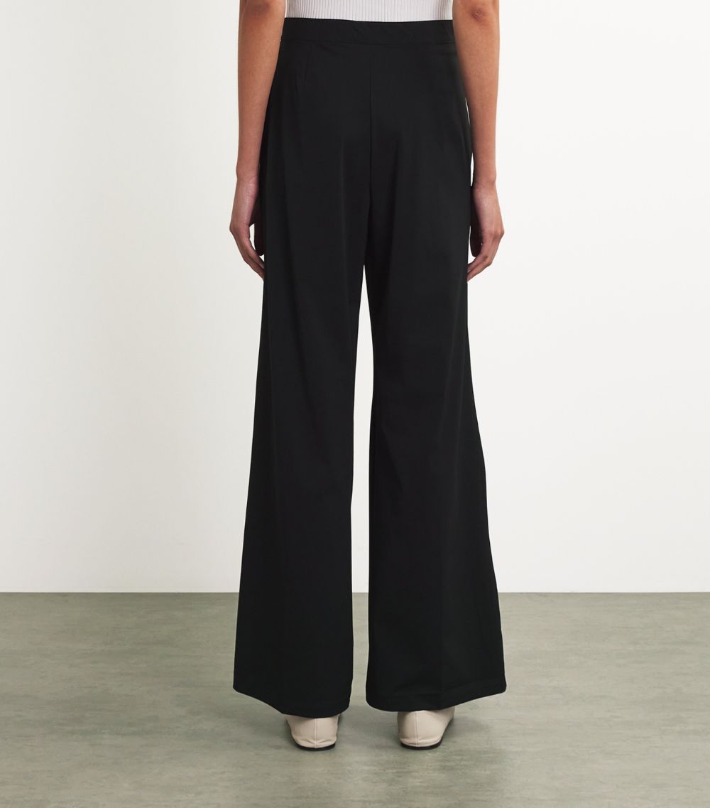 Max Mara Leisure Max Mara Leisure Jersey Wide-Leg Tailored Trousers