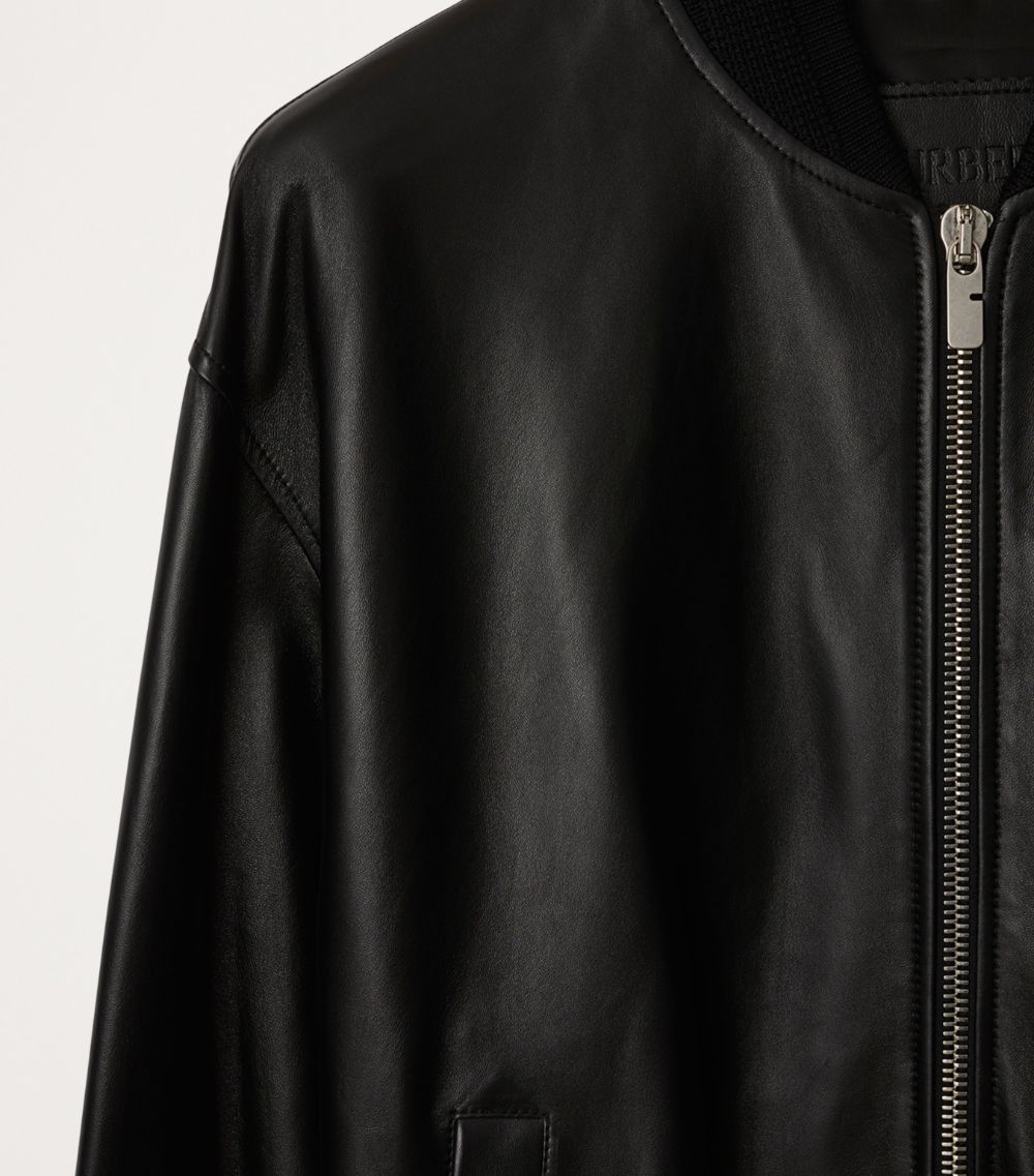 Burberry Burberry Leather Bomber Jacket