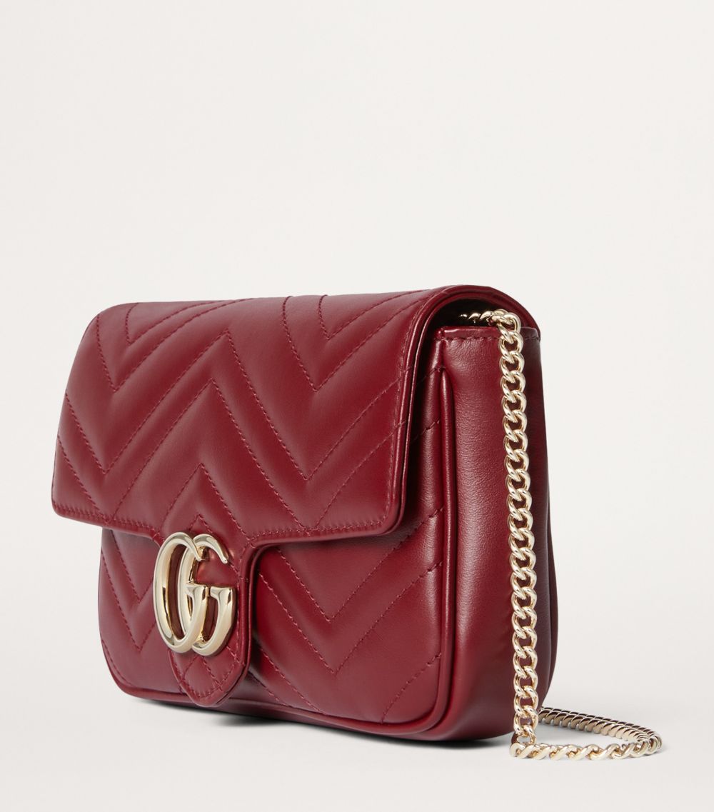 Gucci Gucci Mini Leather Gg Marmont Shoulder Bag