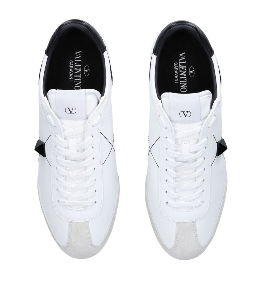 VALENTINO GARAVANI Valentino Garavani Leather Retro Runner Sneakers