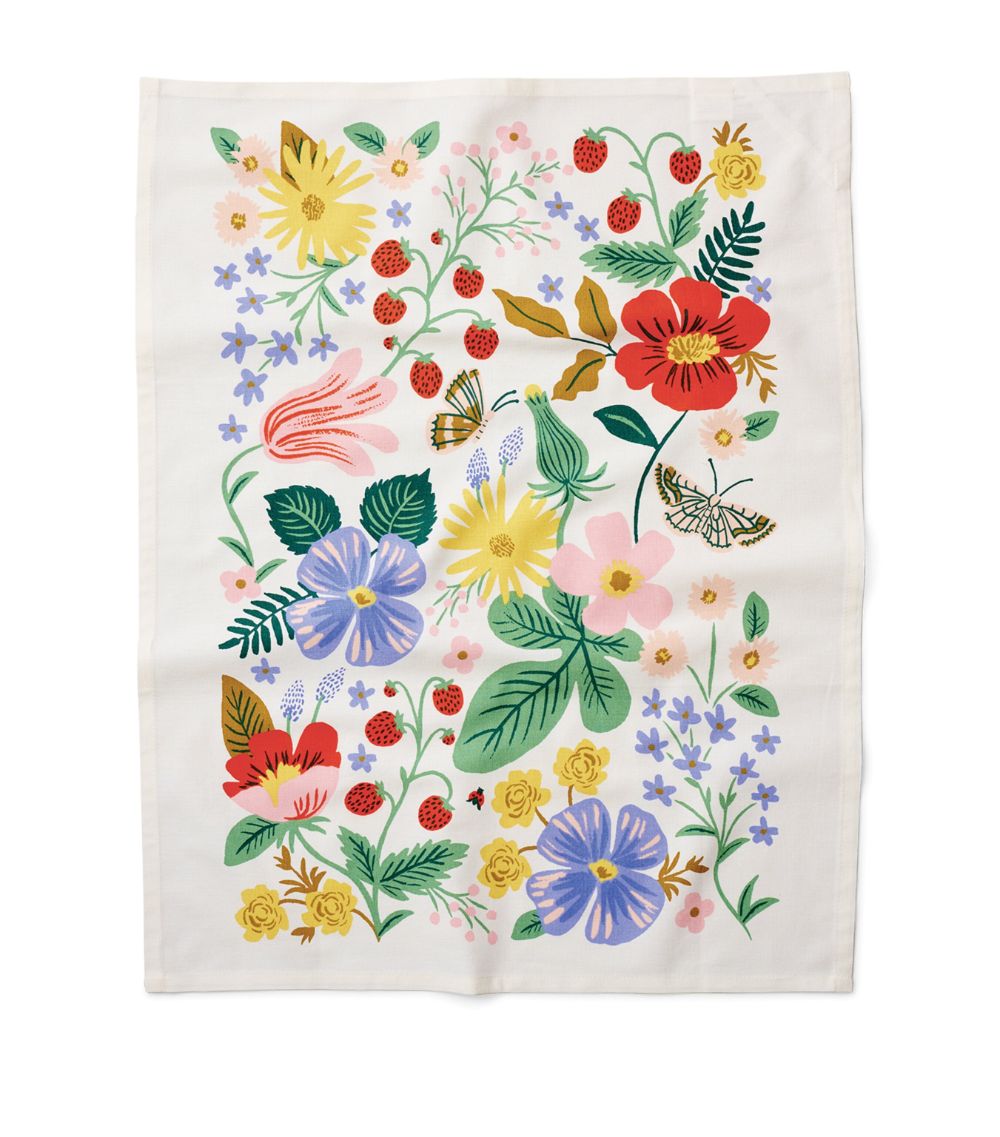 Rifle Paper Co. Rifle Paper Co. Strawberry Fields Tea Towel (71cm x 53cm)