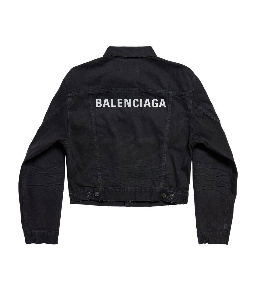 Balenciaga Balenciaga Logo Denim Jacket