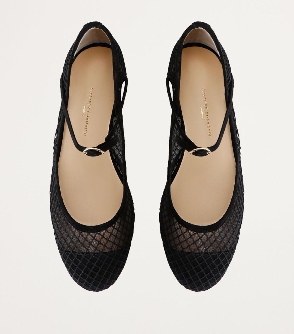 Jennifer Chamandi Jennifer Chamandi Suede Paolo Ballet Flats